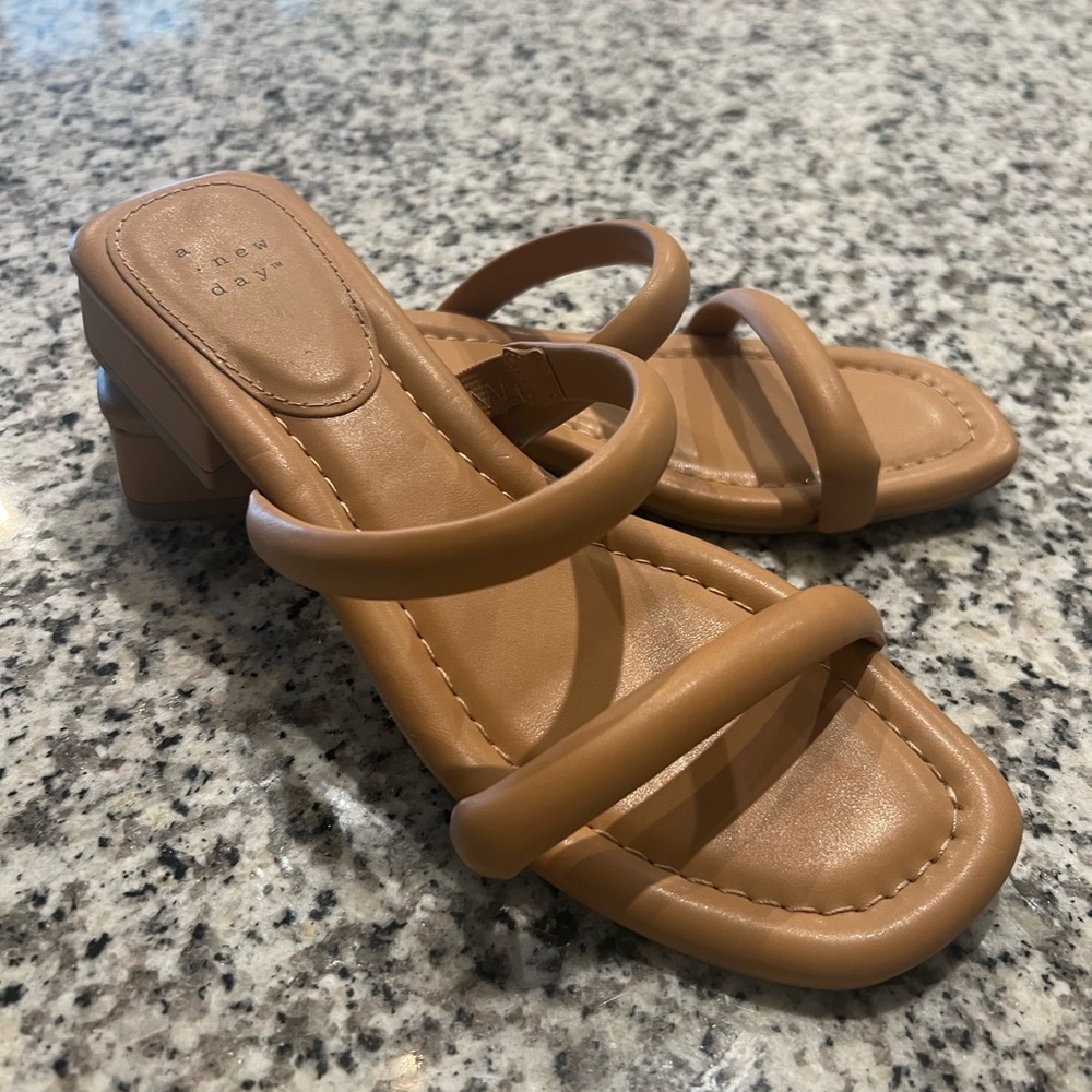 A New Day low heel slide sandals